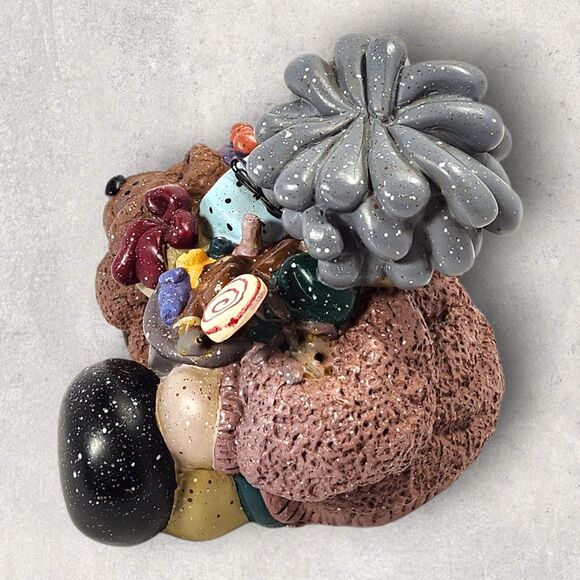 CMI/Henton Decorative Figurine Child with Toys Teddy Bear Retro Vintage Cottage - Picture 2 of 10